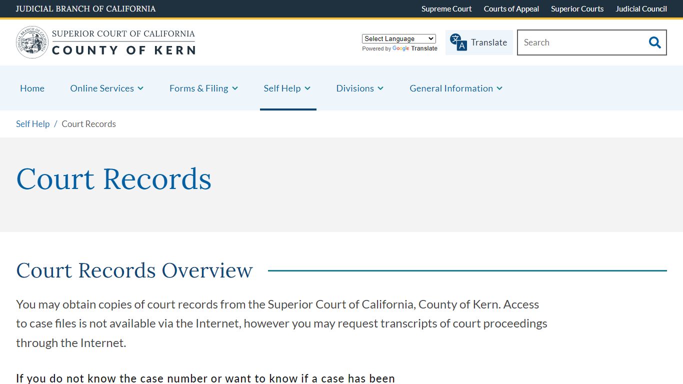 Superior Court of Kern County
